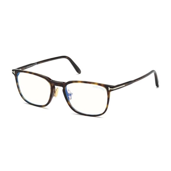 NEW TOM FORD EYEGLASSES HAVANA MEN SQUARE EYEWEAR - Picture 1 of 3